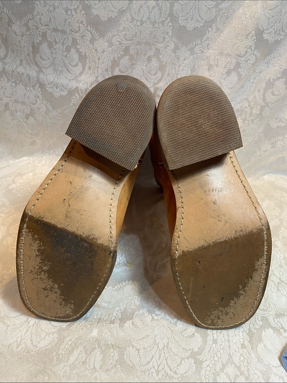 Vintage Dingo Brown Leather Campus Western Boots - Picture 5 of 5